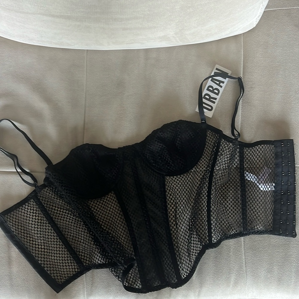 Urban Outfitters Mesh Bustier